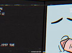 TV woman and cameraman in intense Skibidi Toilet sex animation.