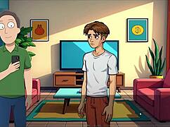 Watch Morty's sister squirt in the shower