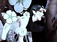 Two Big Black Cocks Fuck Big Boobs Chick Hard In 3D Animation 244