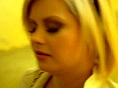 Blondie Angel Black spreads her legs, inviting his hard dick into her tight ass