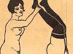 vintage erotic drawings showcase the sensual alphabet art