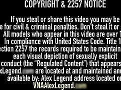 Alexis Fawx devours Alex Legend's hot cum in a deepthroat facial scene