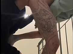 i saw a guy jerking off and joined to give him a blowjob with twink ass gay bdsm