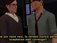 i'm watching corazones criminales chapter 6 with intense yaoi scenes in sims 3