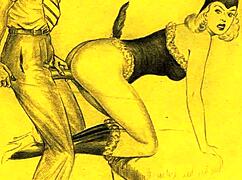 my secret life unfolds in retro comic style