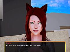 Redhead teen with big ass and small tits in My New Family 346