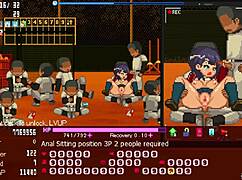 the manager serves all in this okeyutei hentai game with gangbang and oral