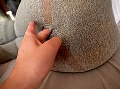 Step sister caught me jerking, so I fucked her through her torn leggings hard