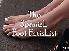 Latina Vanessa Sky indulges foot lover Ramon Nomar's fantasies with licking and positions