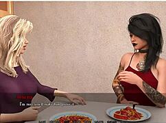 beautiful blonde babe craving to fuck in nude anime game