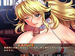 Maid With Huge Tits Gets Intensely Fucked in Anime Hentai Game Honey Scene 2 English