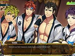 Full Service Gay Hentai Game Pornplay Ep 1 with Sexy Model Giving Swedish Oil Massage