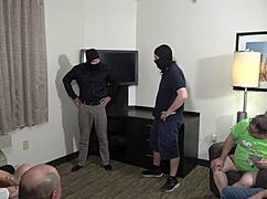 tadople's improv class turns into cum-filled gangbang