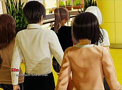 My real desire unfolds in anime hentai world