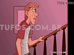 Young Guy Takes Hot Milf From Behind In Animated Hentai Scene