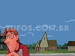 Young Guy Takes Hot Milf From Behind In Animated Hentai Scene