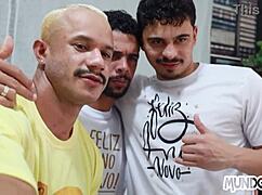 Friends Loved New Year Gifts, Repaid With Big Cock In Ass