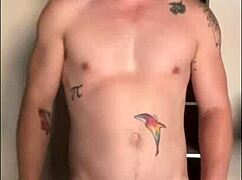 Twink Jerks Off His Big Cock in Sunlight