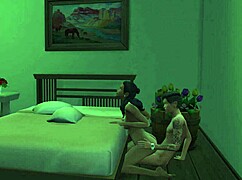 monalisa in pink bra seduced and fucked doggystyle, bent over cowgirl riding her mother in law.