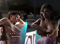 Apocalust 11 game featuring anime characters