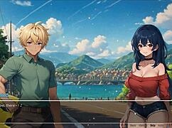 Hey, wanna tease your boyfriend with voyeur ideas in this hentai game?