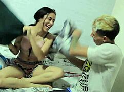 Italian Mother In Law Joins Trio With Padrastro In POV