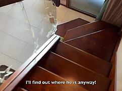 Wife Katty West almost caught cheating with lover as husband returns from trip