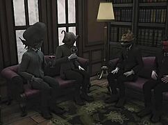 Yo, check this wild gay anal action in Dishonored Sims 4 porn! 😈