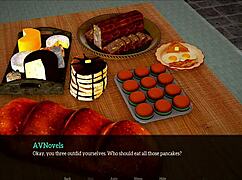 my new family explores hentai sex with redhead teen pussy