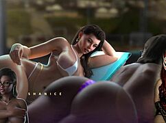 Apocalust 11 game featuring anime characters