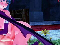 Are you ready for this fucking 3D cartoon anime fantasy hentai with Morrigan?