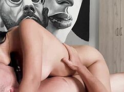 i love how this petite 18-year-old girl with big ass adores fucking me in doggystyle pov with my monster cock