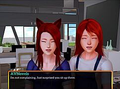 i got a new family in this cartoon episode with redhead teens and amateurs.