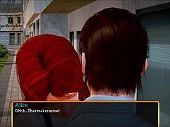 i got a new family in this cartoon episode with redhead teens and amateurs.