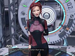 stranded asian milf scientist shows off her space project outfit