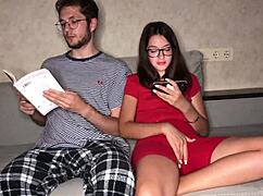 Step sister sparks tension with a daring touch