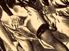 vintage erotic art collection showcases sensual drawings from the past