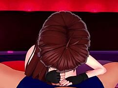 Girlfriend is having fun sucking a big cock in the love hotel! 😏