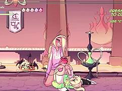 max the elf battles through level five in epic cartoon hentai adventures