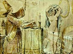 Vintage Erotic Illustration with Retro Charm