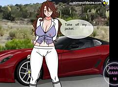 help on the road in this cartoon dating game