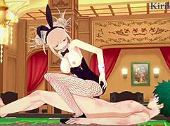 Whoa, Himiko Toga and Izuku Midoriya in wild hentai action! 🔥