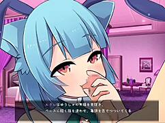 playing the anime hentai game with lucré