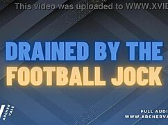 Football jock tricked into age gap puppy play humiliation in garage