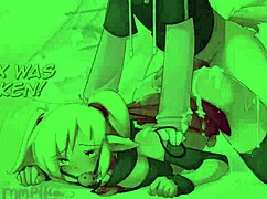max the elf battles through level five in epic cartoon hentai adventures