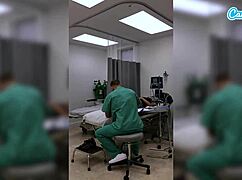 Hot Fit Milf Nurse Fired for Flashing Pussy at Hospital!