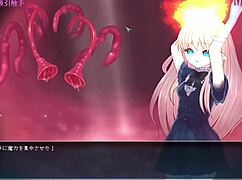 A maiden endures pleasure hell in tentacle prison, overwhelmed by sensations in this hentai tale.