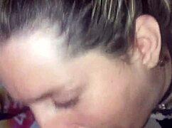Blonde Slut Swallows Cum In Deepthroat Blowjob