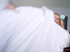 sneaky threesome at parents house - pervteen 18+ with blowjob pussy and big cock