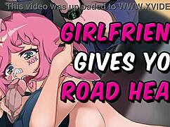 Sucking Your Cock While You Drive In Anime Roleplay
